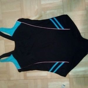 Womens One Piece Bathing Suit sz. XXL NWOT